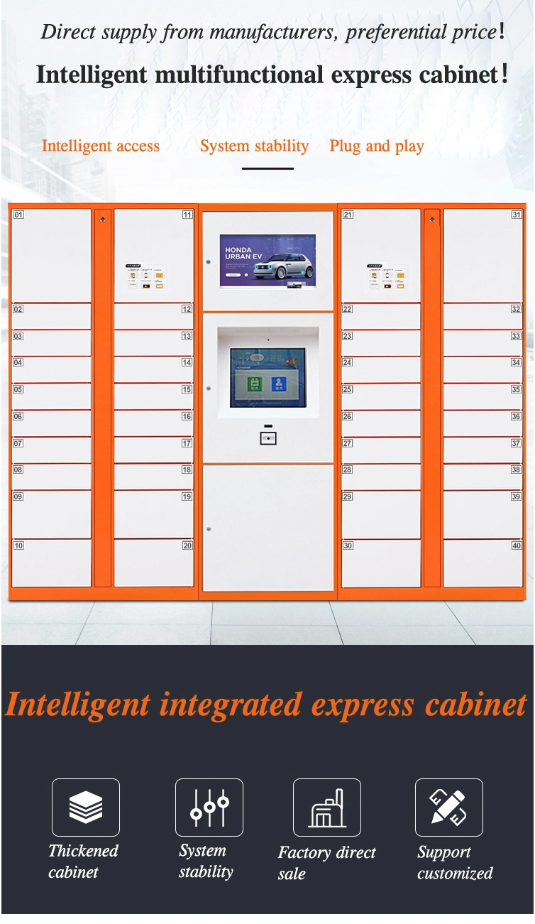 Smart Indoor Fast Food Delivery Parcel Click and Collect Locker for Restaurant