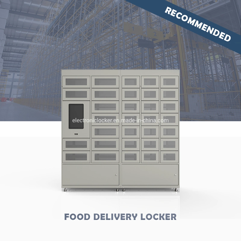 Fast Food/Meals Food Storage/Delivery Cabinet Smart Heating Smart Food Locker