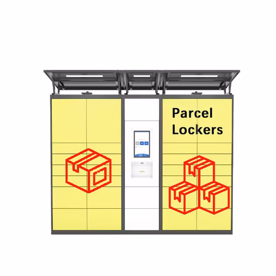 17inch Touch Screen Outdoor Electronic Smart Parcel Locker