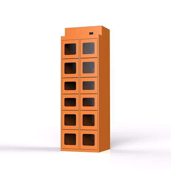Barcode Qr Code Safe Library Employee Locker for Supermarket