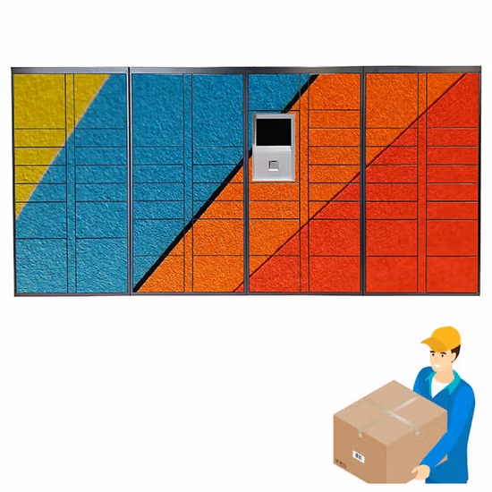 17inch Touch Screen Outdoor Electronic Smart Parcel Locker